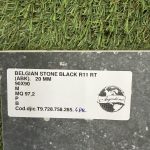 Piastrella "Belgian Stone Black R11"
