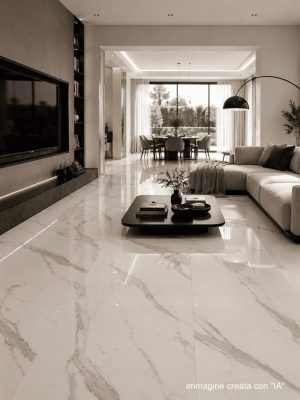 Piastrella “Calacatta Gold Lux" Fondovalle
