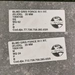 Piastrella “BLMD Gris Force R11"