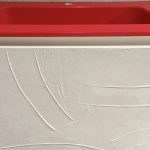 Mobile da bagno sospeso "Rest Red" 110x45