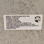Mobile da bagno sospeso "Rest Red" 110x45