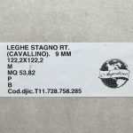Piastrella “Leghe Stagno" 122,2x122,2