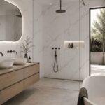 Piastrella "Calacatta White Lux"
