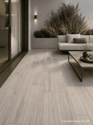 Piastrella "Nwood Silver XL"