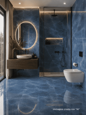 Piastrella "LM Onice Blu Lap"