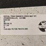 Piastrella “Royal Trav Bianco Cros Mat"