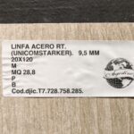 Piastrella "Linfa Acero"