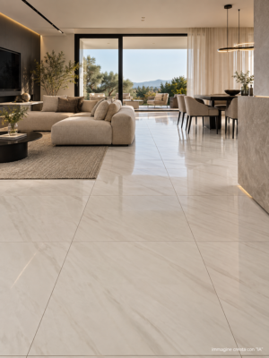 Piastrella "Bianco Lasa Lap"