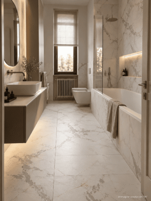Piastrella "Marmo Golden Age White" 60x120