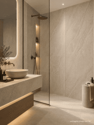 Piastrella "Slaten Ston Geo White 3D"