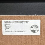 Piastrella "Concrete Terracotta Raw"