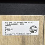 Piastrella "Woodblock Brave Oak 3D"