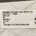 Piastrella "Marmo Golden Age White" 60x120