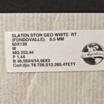 Piastrella "Slaten Ston Geo White 3D"