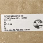 Piastrella “Pigmento Oro" 60x120