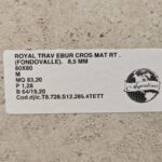 Piastrella "Royal Trav Ebur Cros Mat"