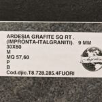 Piastrella "Ardesia Grafite SQ"