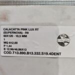 Piastrella "Calacatta Pink Lux"