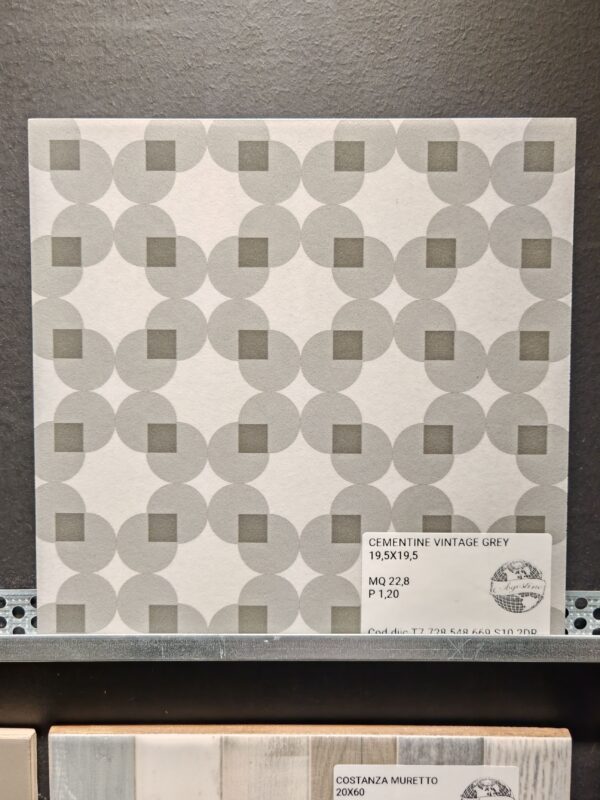 Piastrella Cementina "Vintage Grey"