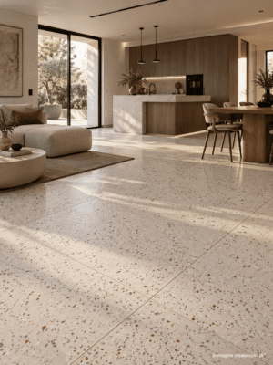 Piastrella "Decora Terrazzo Cappuccino SQ"