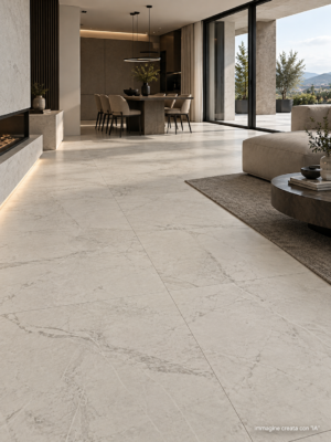 Piastrella "Athena Bianco" 61x61